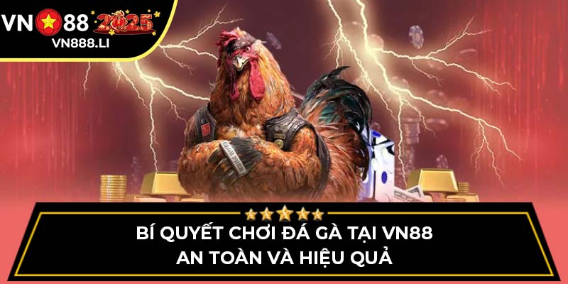 Bí quyết chơi đá gà tại VN88 an toàn và hiệu quả