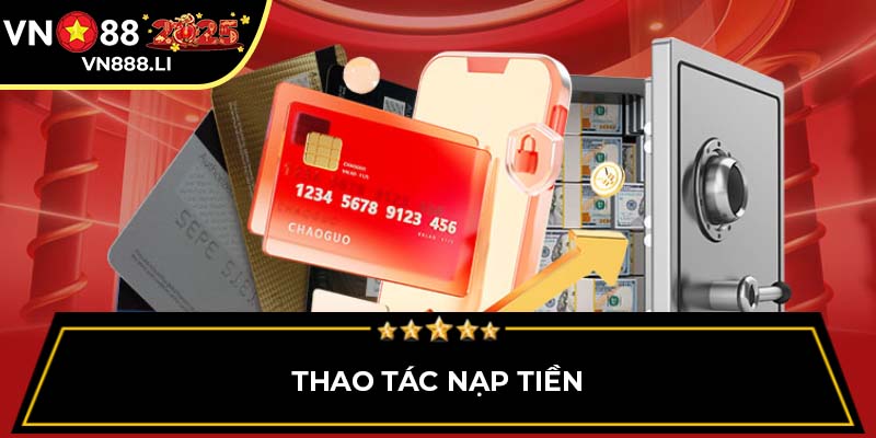 Thao tác nạp tiền